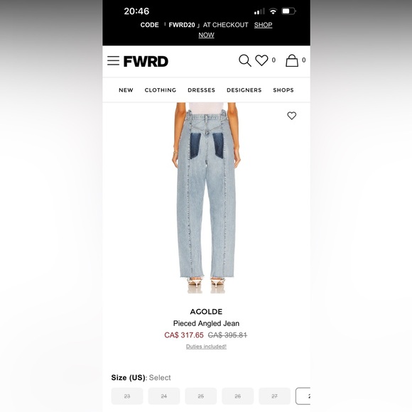 Agolde high waisted jeans - Picture 2 of 7